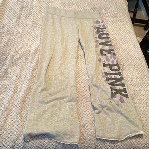 Vintage PINK flare sweatpants